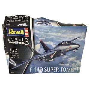Revell F-14D Super Tomcat Grumman Jet 1:72 Level 3 Model Kit Navy 03960 2016